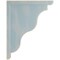 Ekena Millwork 1 1/2"W x 9"D x 11"H Hamilton Traditional Wood Vintage Decor Bracket, Driftwood Blue BKTWD01X09X11HABU - alternate 2